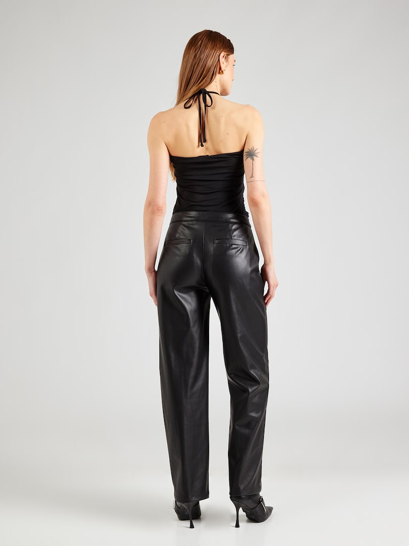 Sinned X About You Loosefit Pantalón Plisado MYLAVIE By Sarah Harrison En Negro
