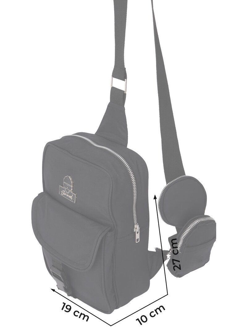 Sinned X About You Mochila 'Upcycled' Sinned X ABOUT YOU En Negro