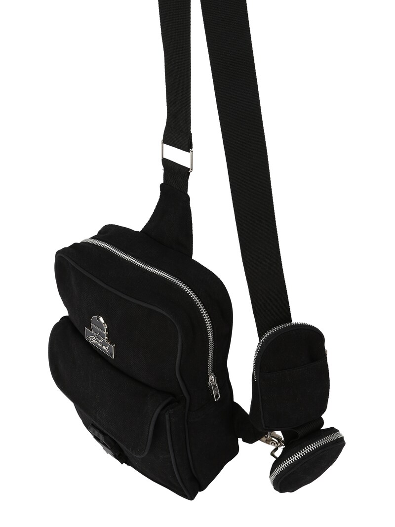 sinned x about you Mochila 'Upcycled' Sinned x ABOUT YOU en Negro Denim