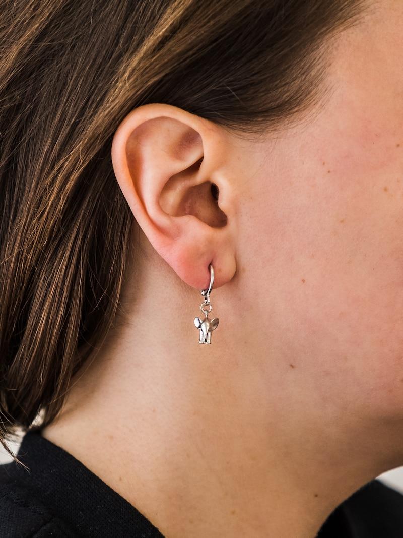 Sinned X About You Pendientes 'Elefant' Fräulein Wunder En Plata