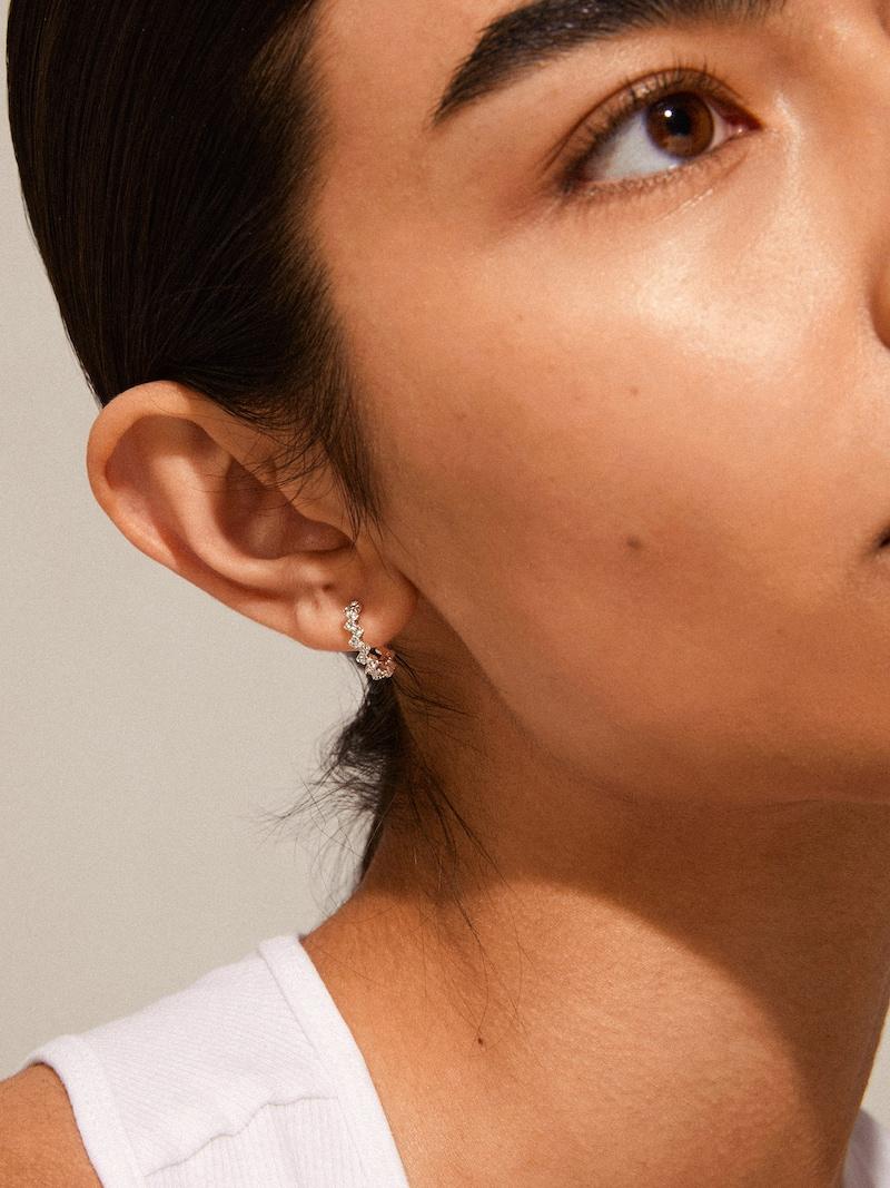 Sinned X About You Pendientes 'ESTER' Pilgrim En Plata