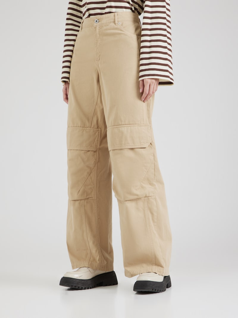 Sinned X About You Pierna Ancha Pantalón Cargo 'Hunder' HUGO En Beige