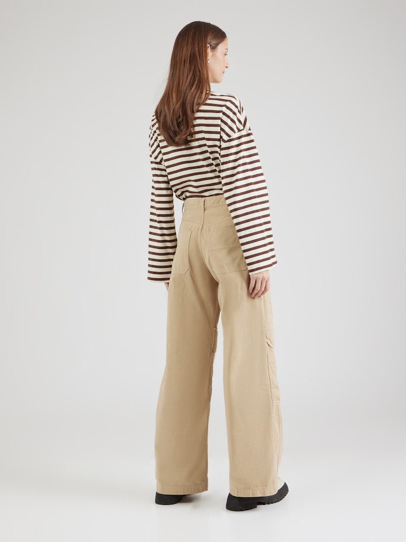 Sinned X About You Pierna Ancha Pantalón Cargo 'Hunder' HUGO En Beige