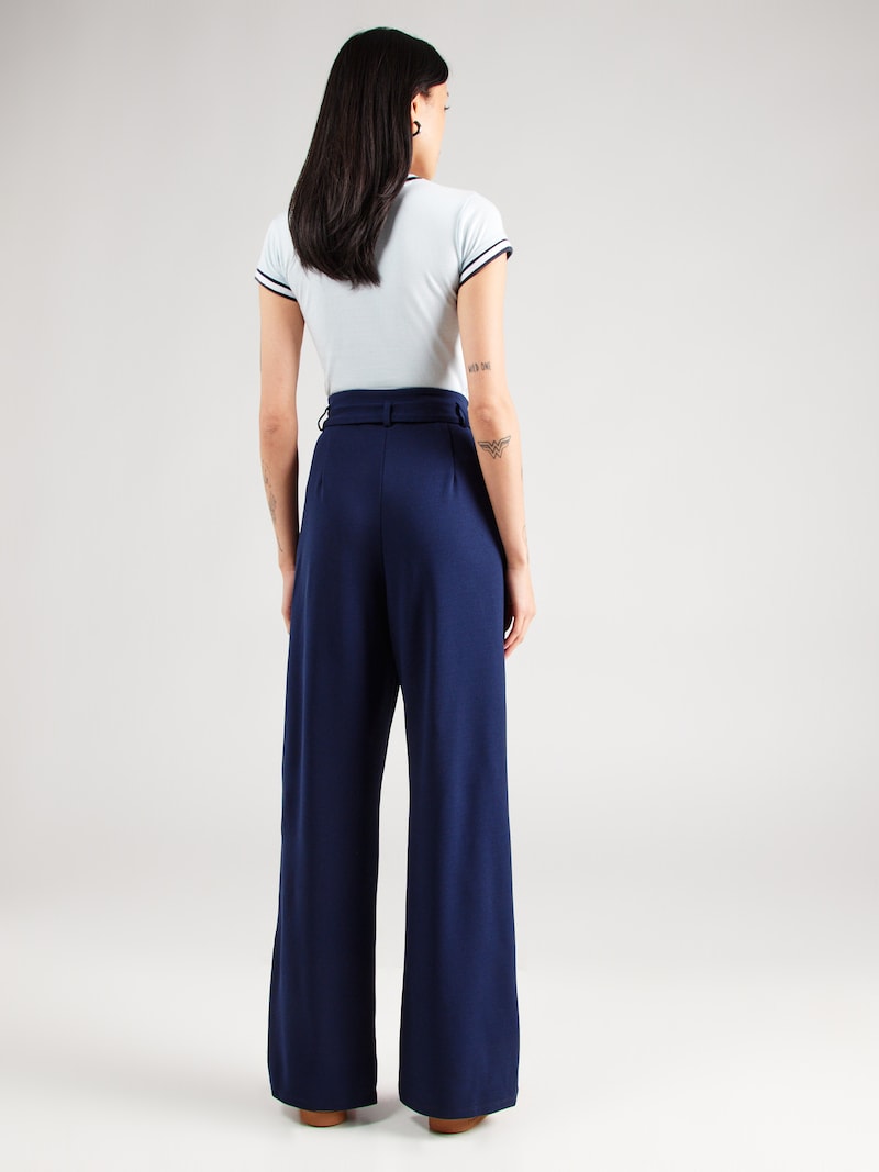 Sinned X About You Pierna Ancha Pantalón De Pinzas 'VIHilda' VILA En Navy