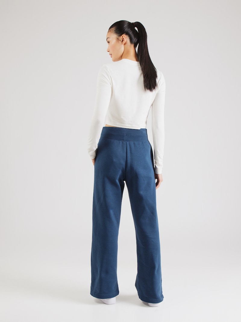 Sinned X About You Pierna Ancha Pantalón 'Phoenix Fleece' NIKE En Navy