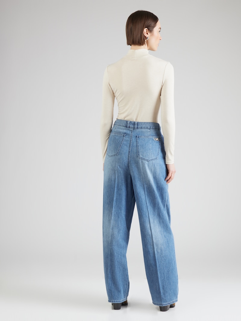 Sinned X About You Pierna Ancha Pantalón Vaquero Plisado MICHAEL Michael Kors En Azul Denim