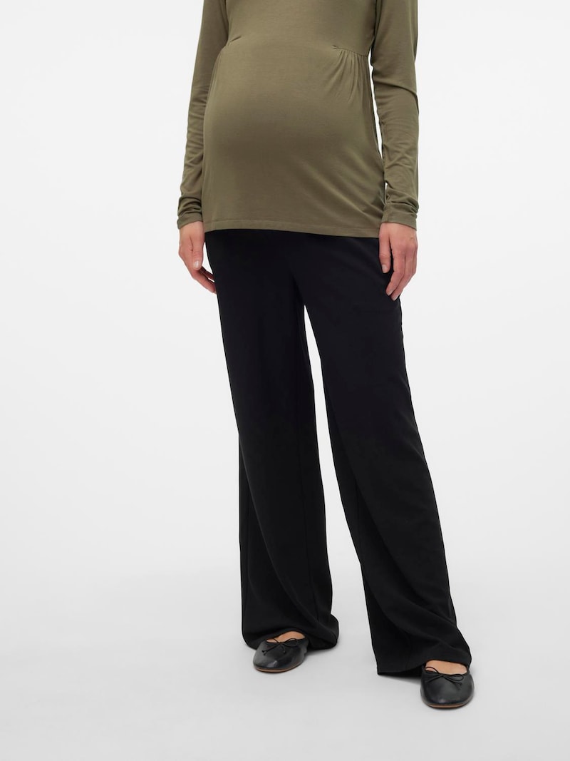 Sinned X About You Pierna Ancha Pantalón Vero Moda Maternity En Negro