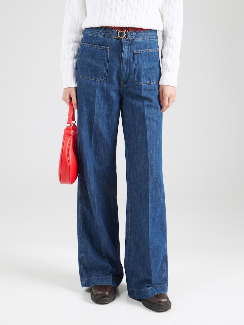 Sinned X About You Pierna Ancha Vaquero 'LEATON' Polo Ralph Lauren En Azul Denim