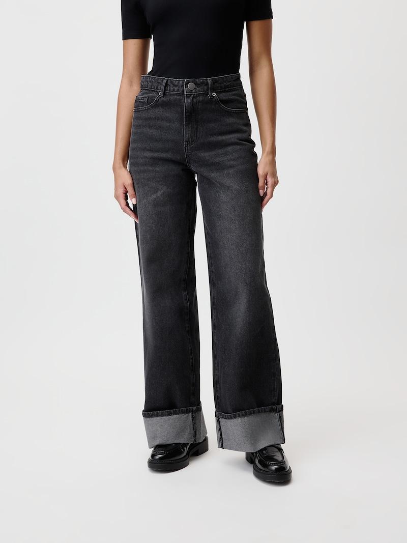 Sinned X About You Pierna Ancha Vaquero 'Marin' LeGer By Lena Gercke En Antracita