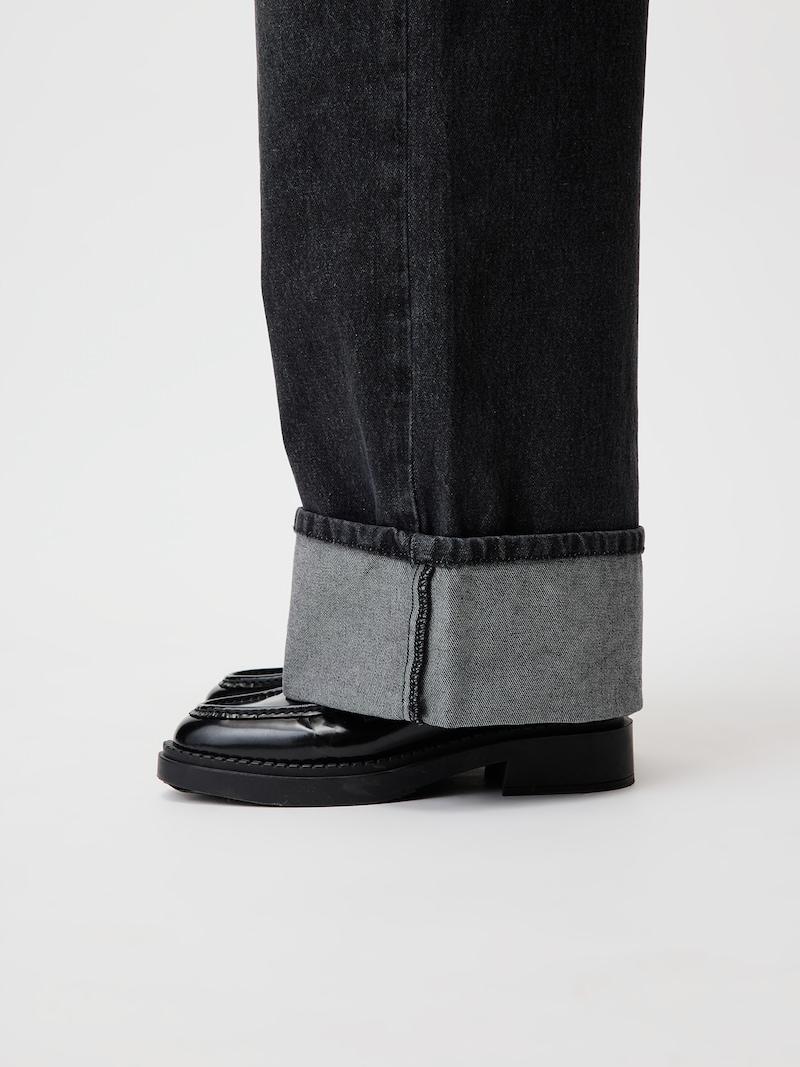 Sinned X About You Pierna Ancha Vaquero 'Marin' LeGer By Lena Gercke En Antracita