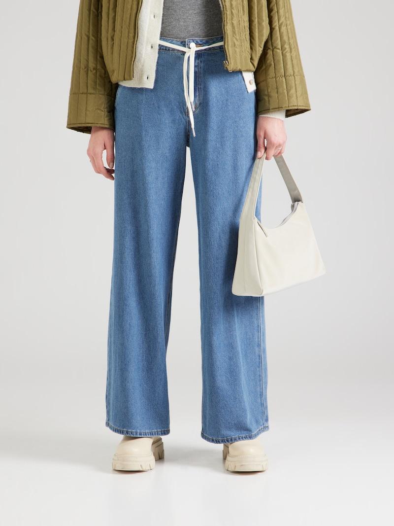 Sinned X About You Pierna Ancha Vaquero OBJECT En Azul Denim