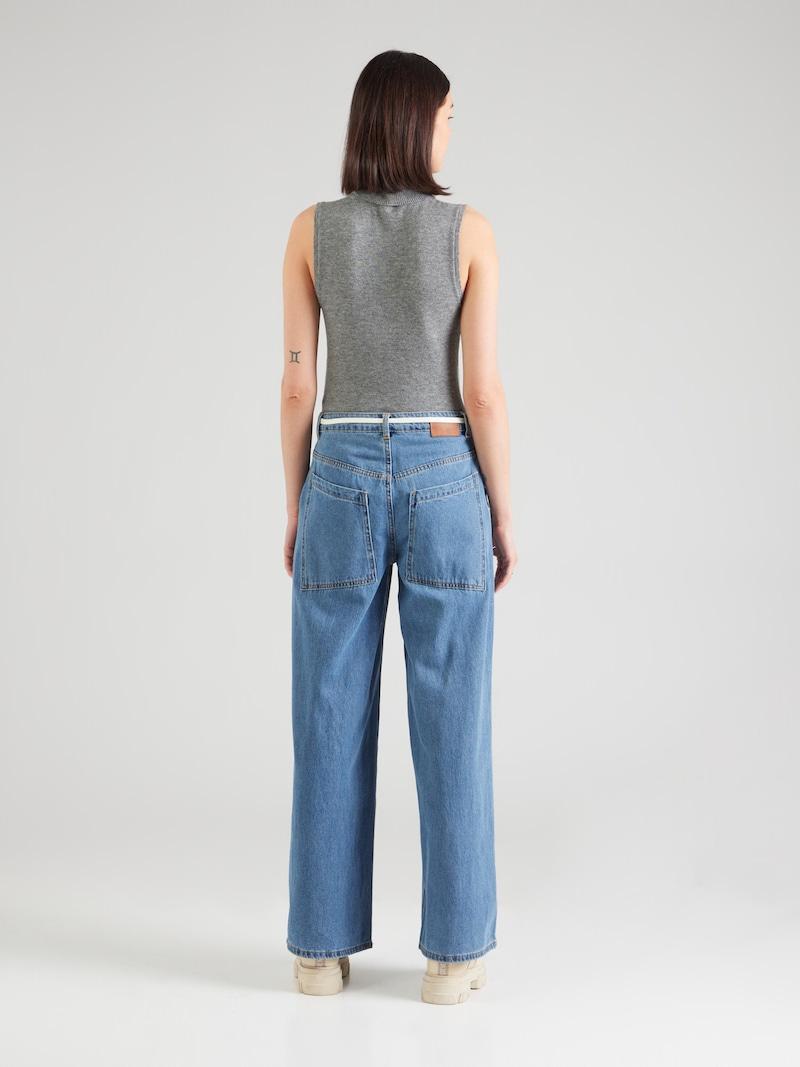 Sinned X About You Pierna Ancha Vaquero OBJECT En Azul Denim