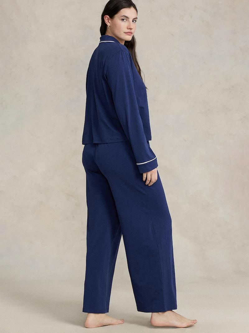 Sinned X About You Pijama ' Long Sleeve Set ' Polo Ralph Lauren En Navy