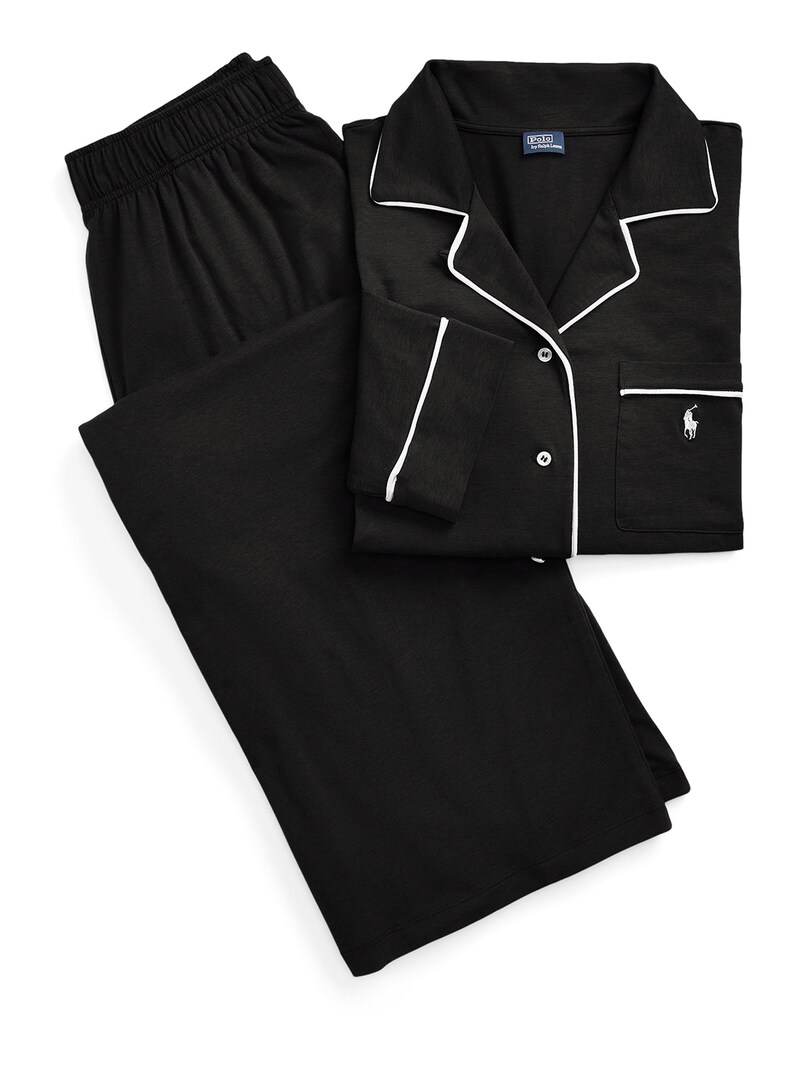 Sinned X About You Pijama ' Long Sleeve Set ' Polo Ralph Lauren En Negro