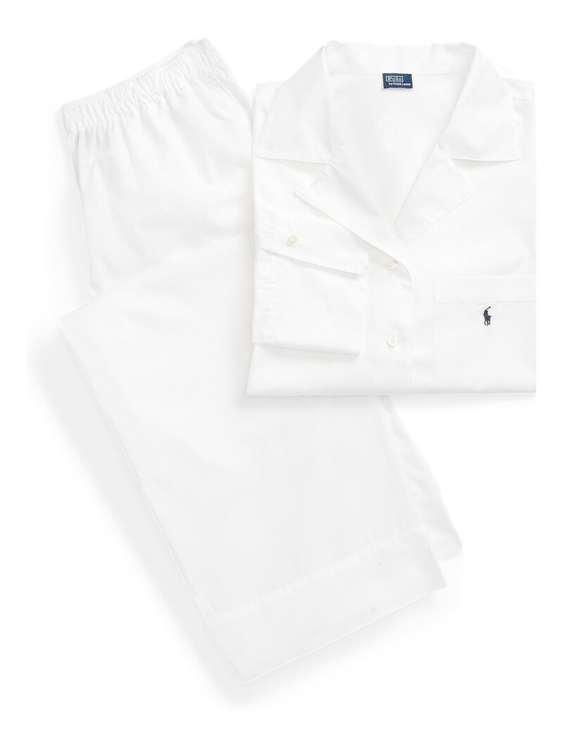 sinned x about you Pijama ' Shirting Stripes ' Polo Ralph Lauren en Blanco