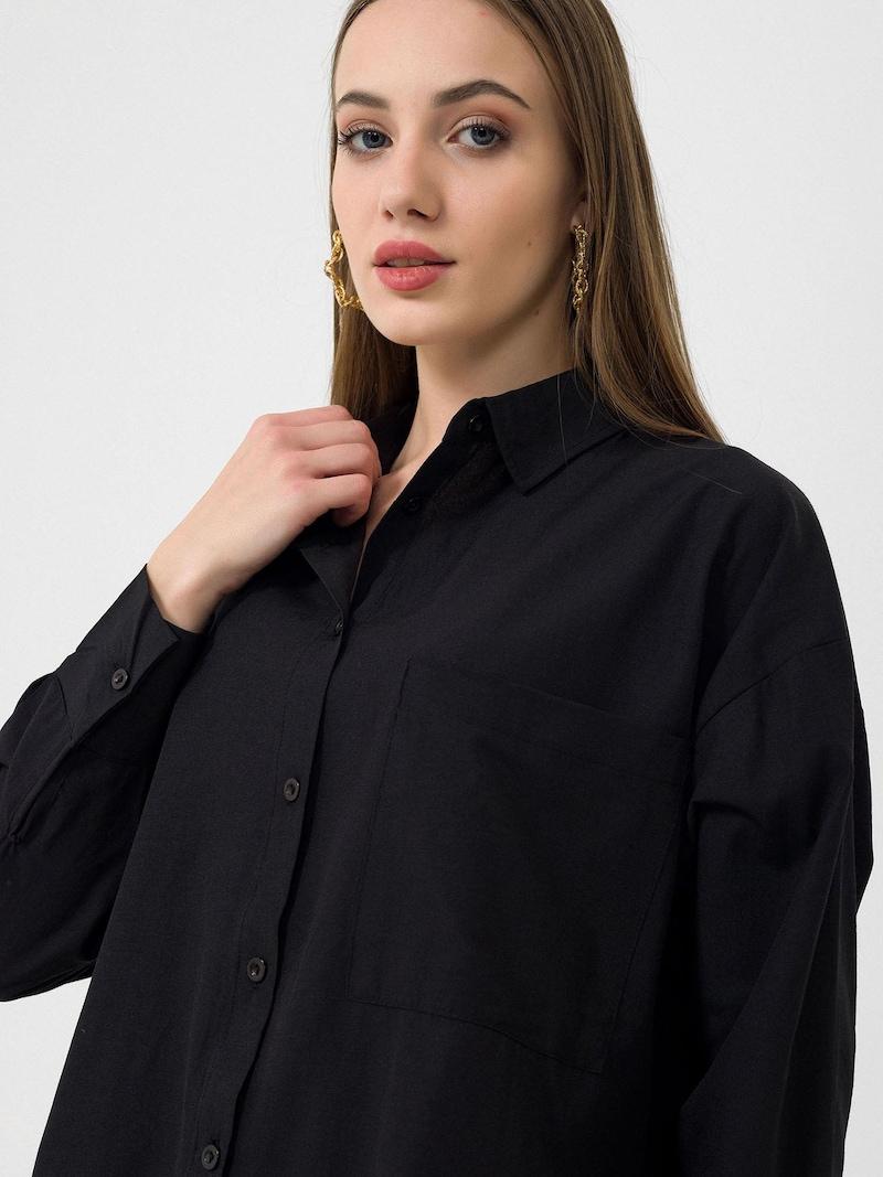 Sinned X About You Regular Blusa Daniel Hills En Negro