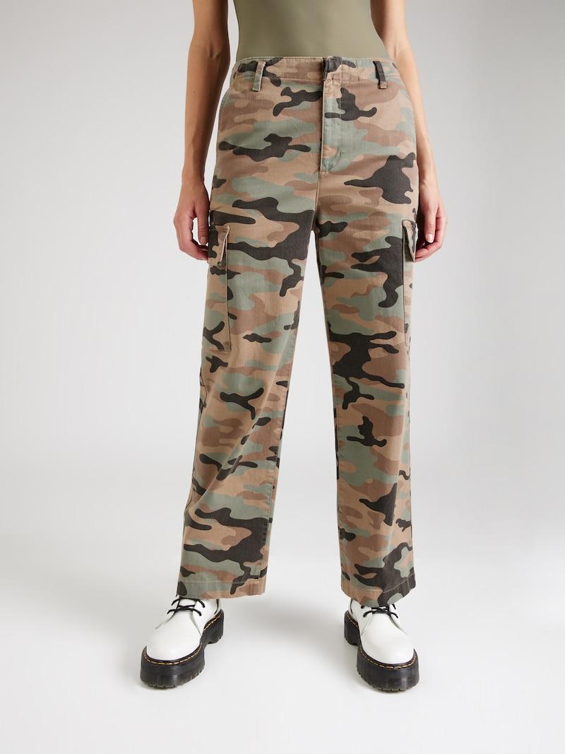 Sinned X About You Regular Pantalón Cargo GAP En Verde Caqui