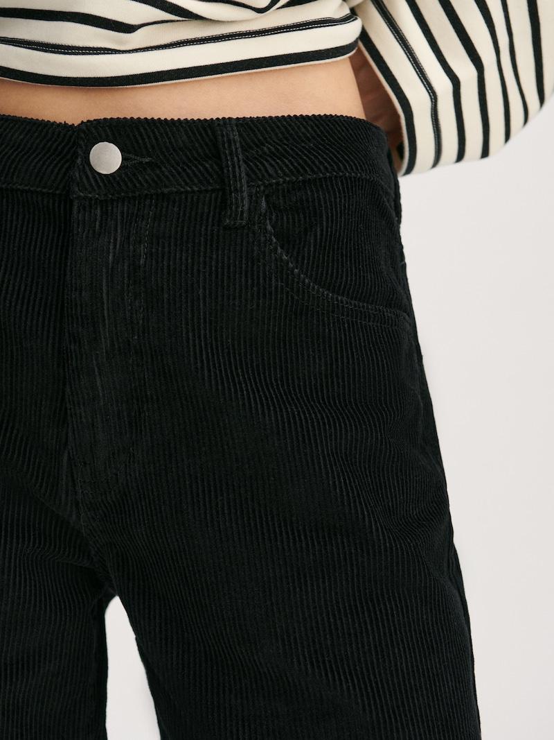 Sinned X About You Regular Pantalón 'Eve' ABOUT YOU X Marie Von Behrens En Negro