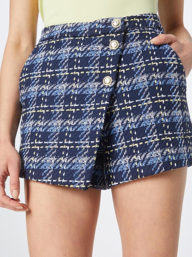 Sinned X About You Regular Pantalón Karen Millen En Navy Azul Claro