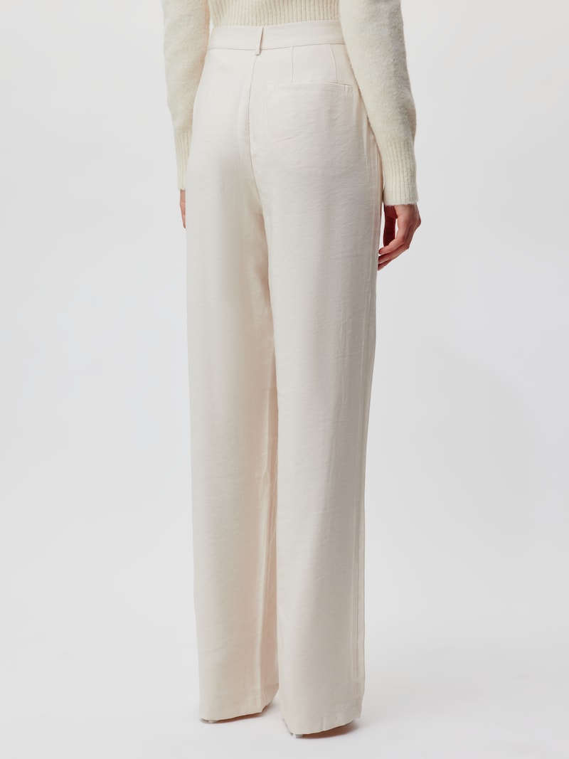 Sinned X About You Regular Pantalón Plisado 'Draco Tall' LeGer By Lena Gercke En Beige