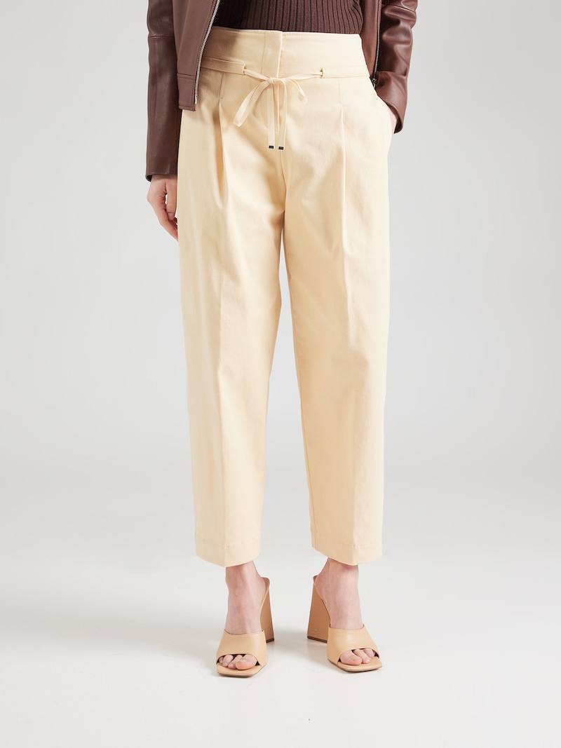 Sinned X About You Regular Pantalón Plisado 'Takane1' BOSS En Champán