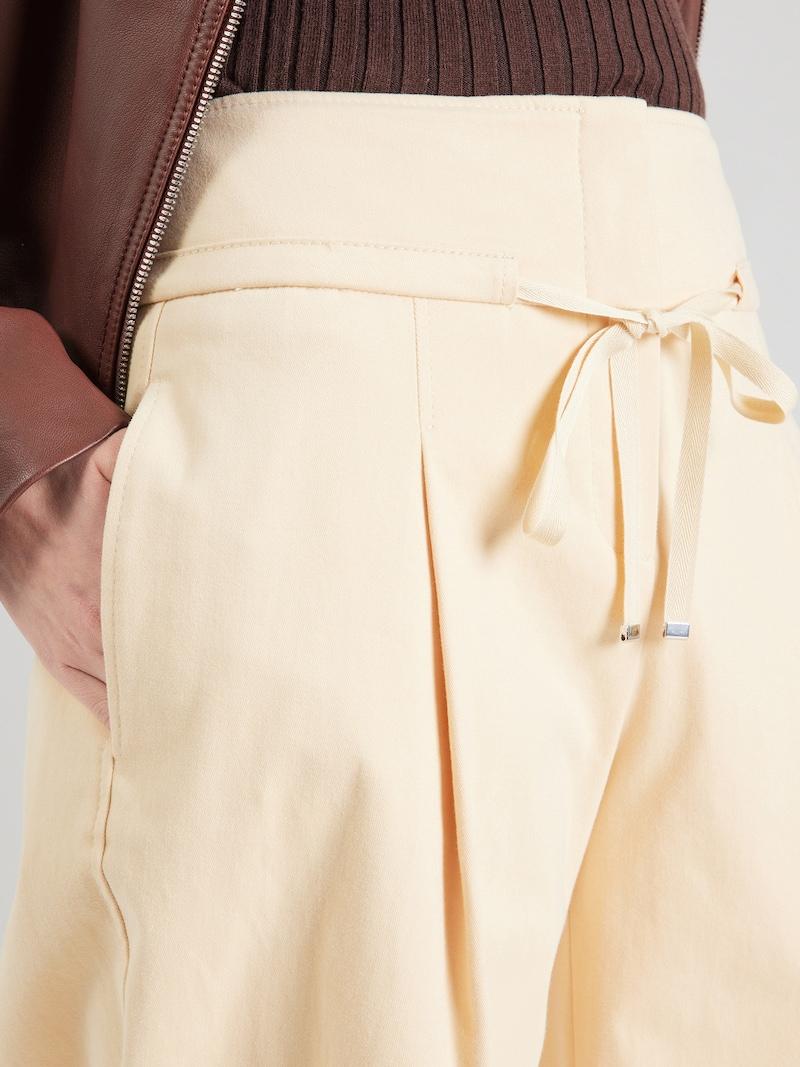 Sinned X About You Regular Pantalón Plisado 'Takane1' BOSS En Champán