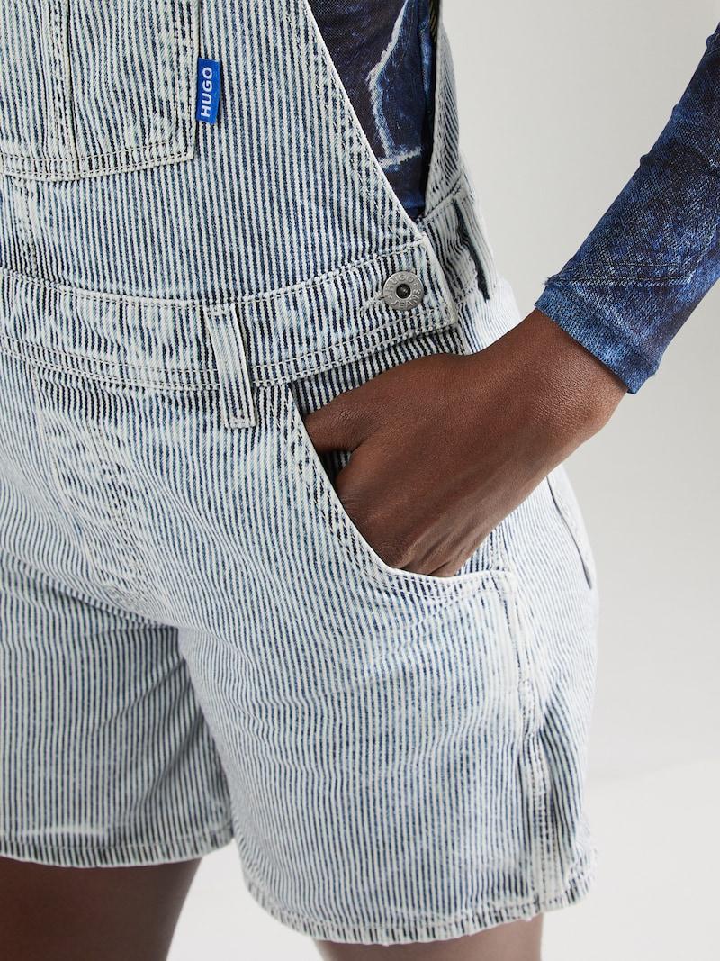 Sinned X About You Regular Peto Vaquero 'Gaisha_B' HUGO En Azul Denim