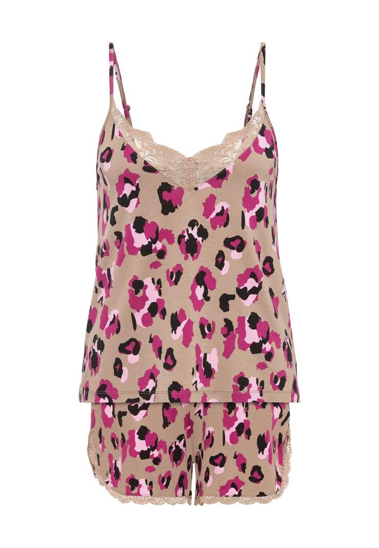 sinned x about you regular Pijama de pantalón corto 'Lovly Nights' LASCANA en Rosa Altrosa