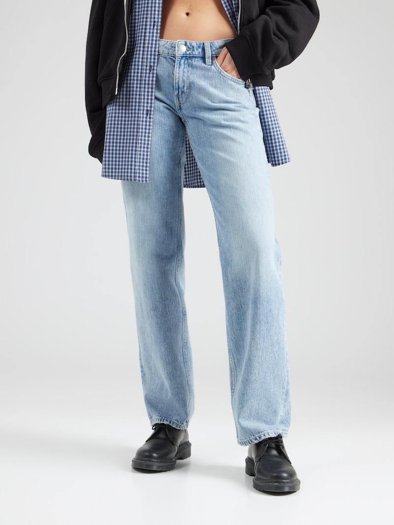 Sinned X About You Regular Vaquero 'Arrow' WEEKDAY En Azul Claro