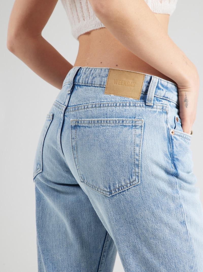 Sinned X About You Regular Vaquero 'Arrow' WEEKDAY En Azul Claro