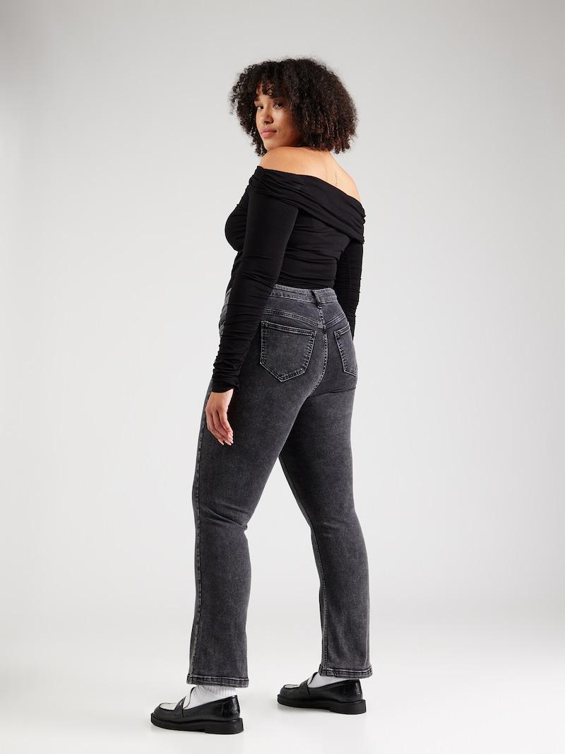 Sinned X About You Regular Vaquero 'Naomi' ABOUT YOU Curvy En Gris