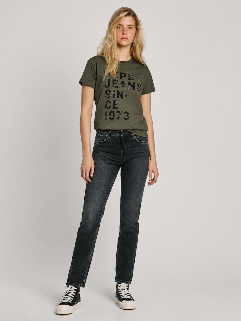 Sinned X About You Regular Vaquero Pepe Jeans En Negro Denim