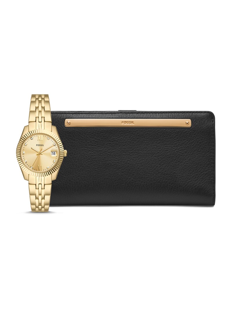 sinned x about you Reloj analógico 'FOSSIL WATCH +PURSE' FOSSIL en Oro