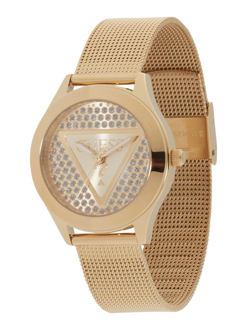 sinned x about you Reloj analógico 'GLITZ PLAQUE' GUESS en Oro Rosa