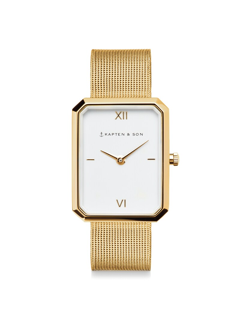 sinned x about you Reloj analógico 'Grace Gold Mesh' Kapten & Son en Oro