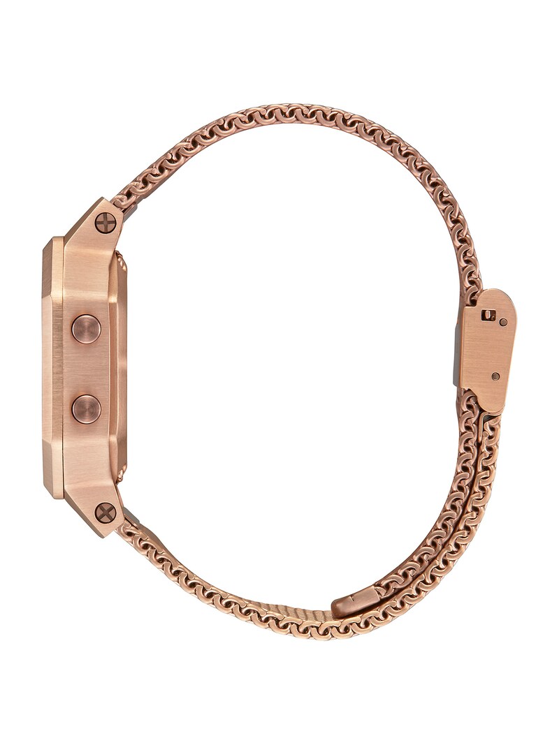 Sinned X About You Reloj Digital 'Siren Milanese' Nixon En Oro Rosa