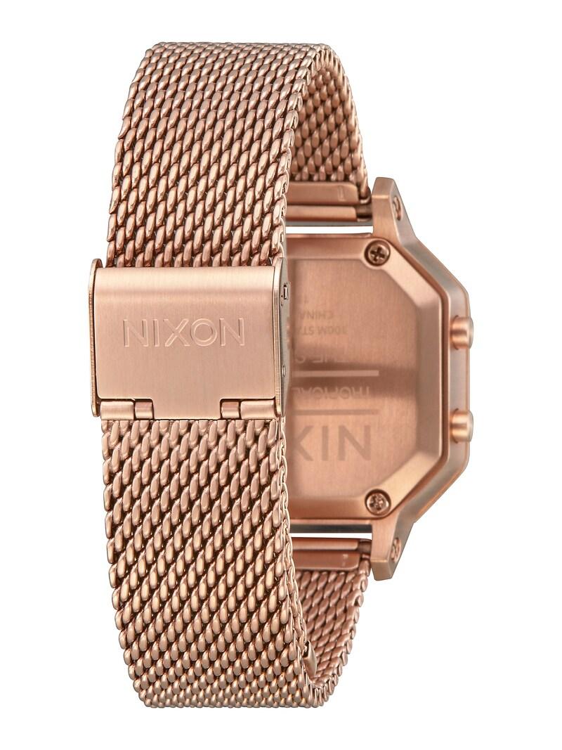 Sinned X About You Reloj Digital 'Siren Milanese' Nixon En Oro Rosa