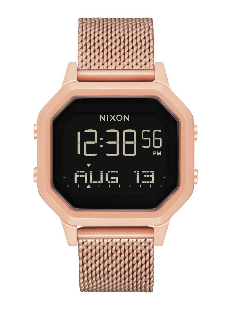 sinned x about you Reloj digital 'Siren Milanese' Nixon en Oro Rosa