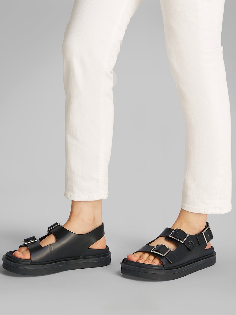 Sinned X About You Sandalias Calvin Klein Jeans En Negro