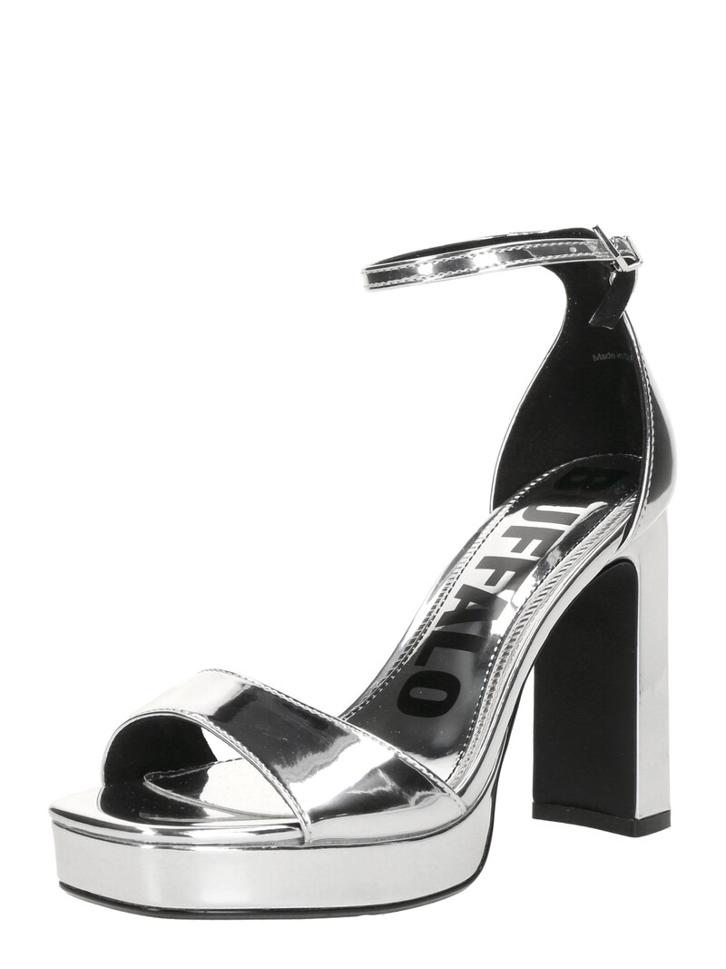 sinned x about you Sandalias con hebilla 'June Neat' BUFFALO en Plata