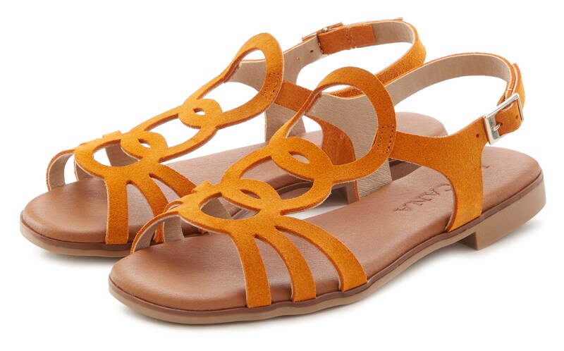 Sinned X About You Sandalias Con Hebilla LASCANA En Naranja