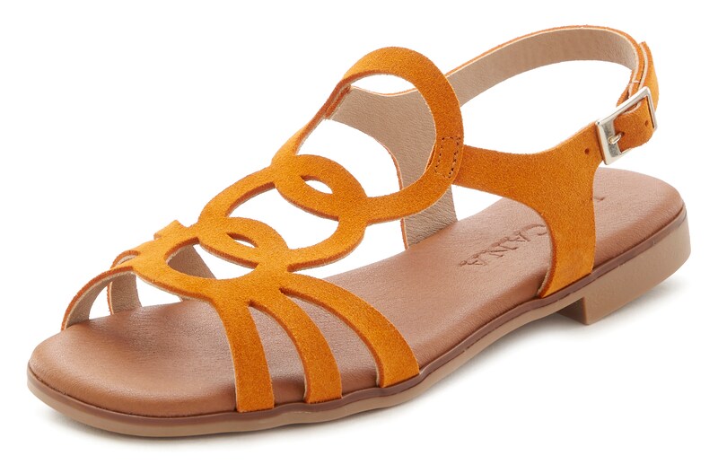 sinned x about you Sandalias con hebilla LASCANA en Naranja