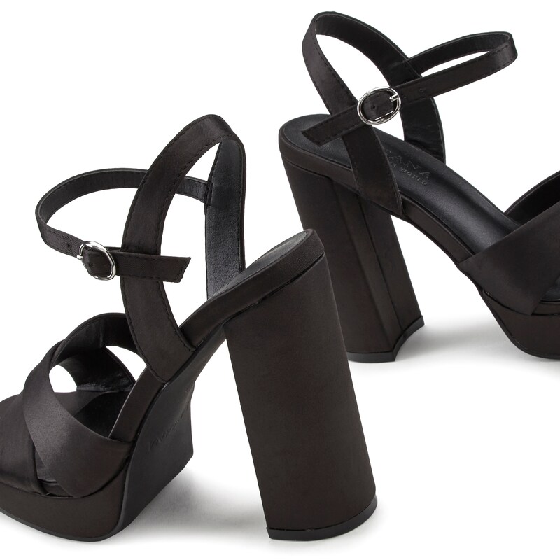 Sinned X About You Sandalias Con Hebilla LASCANA En Negro