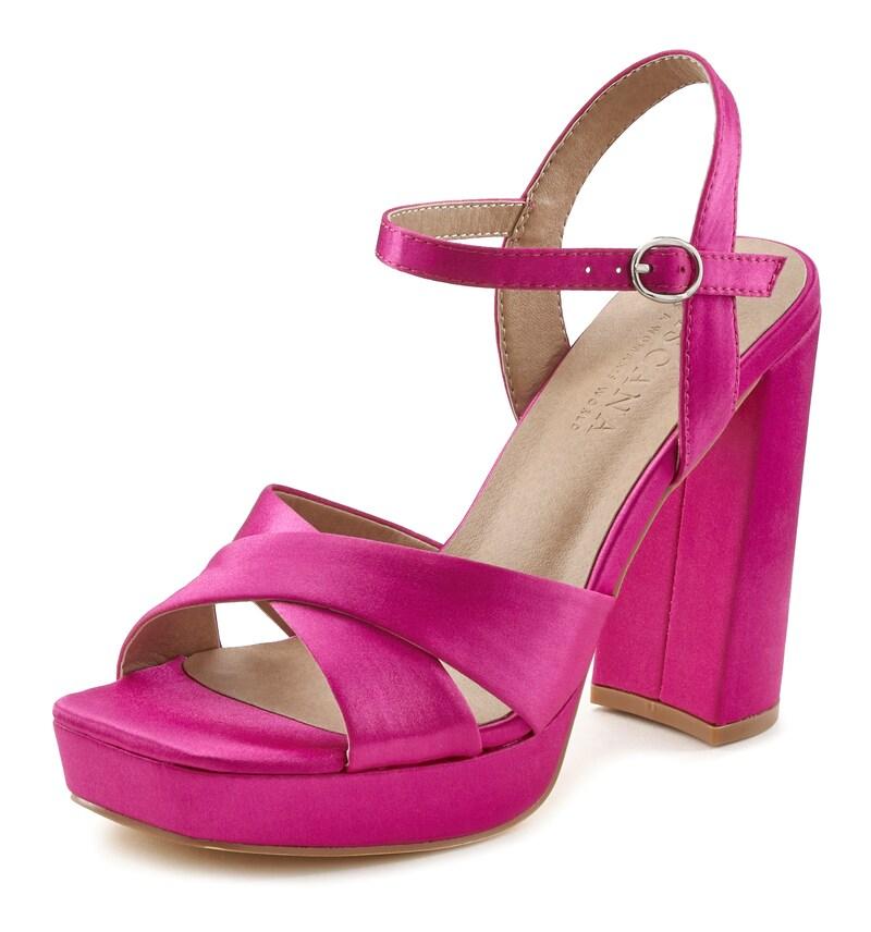 sinned x about you Sandalias con hebilla LASCANA en Rosa