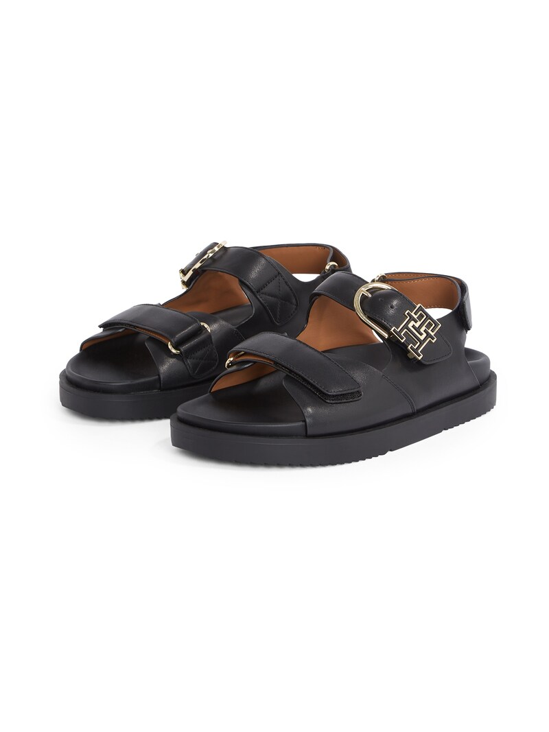 Sinned X About You Sandalias TOMMY HILFIGER En Negro