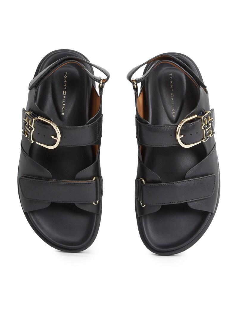 Sinned X About You Sandalias TOMMY HILFIGER En Negro
