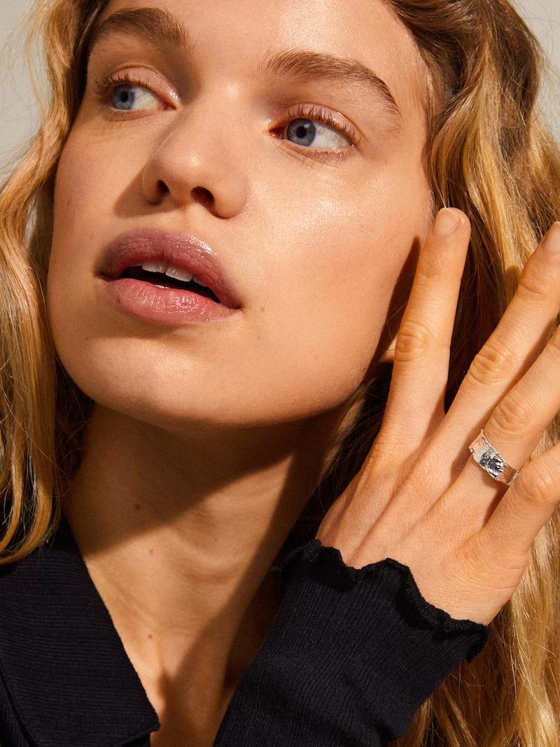 Sinned X About You Anillo Pilgrim En Plata