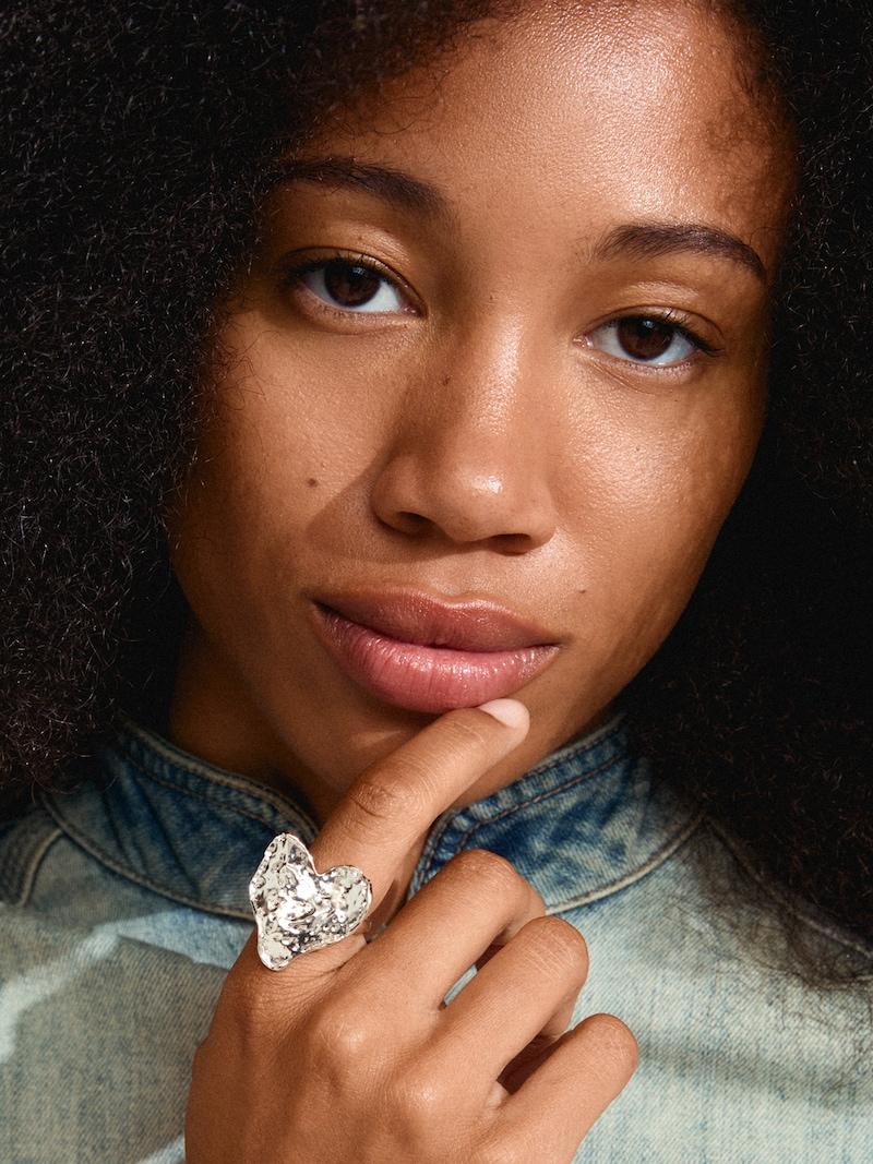 Sinned X About You Anillo 'Ryan' Pilgrim En Plata