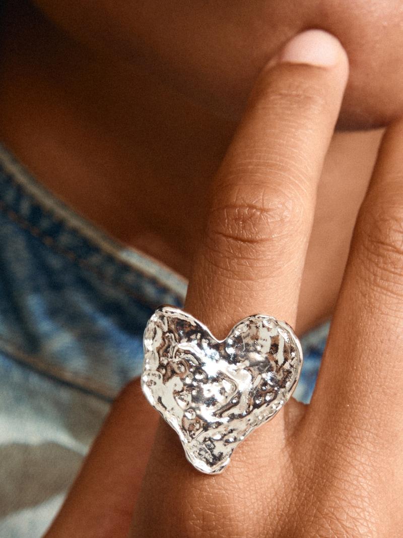 Sinned X About You Anillo 'Ryan' Pilgrim En Plata