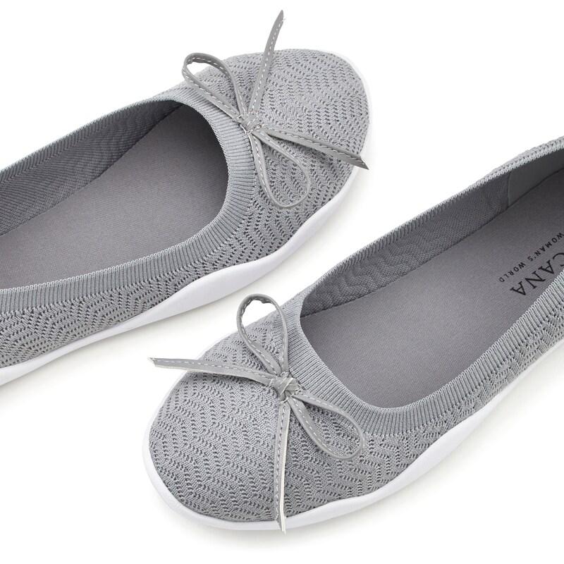 Sinned X About You Bailarina LASCANA En Gris Claro